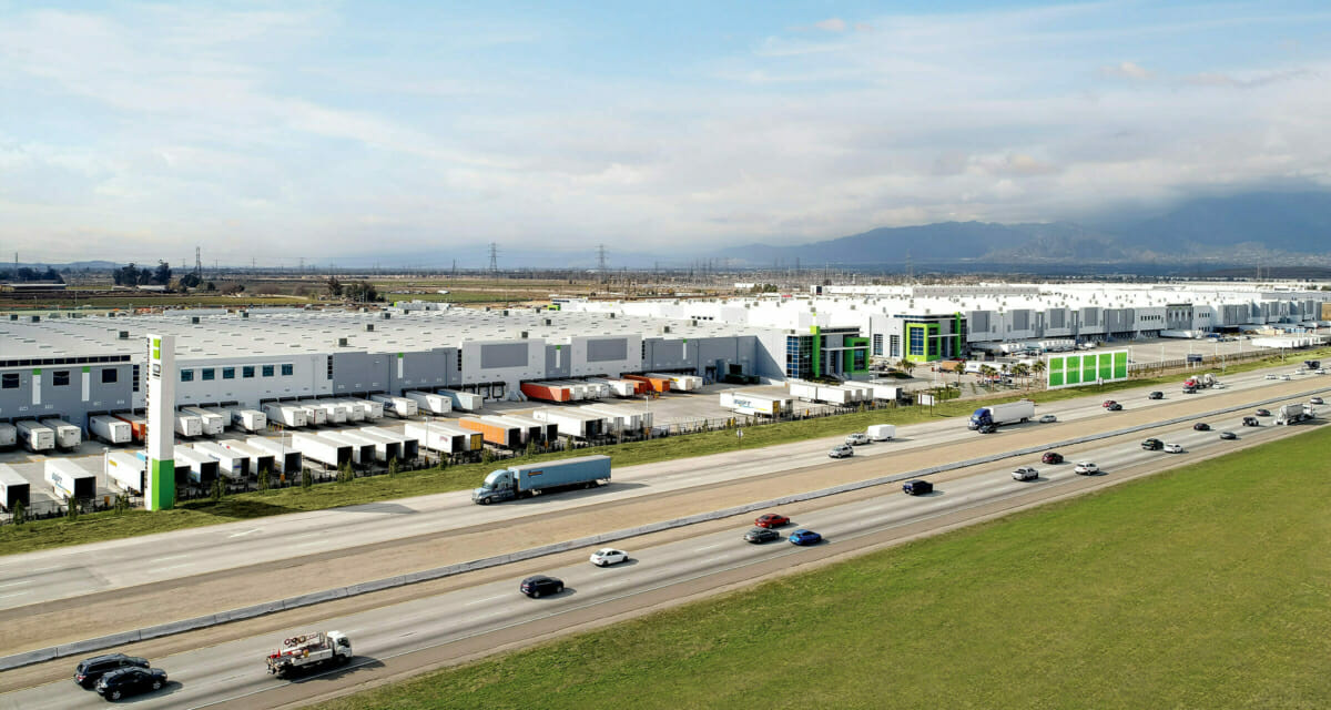 Goodman Commerce and Retail Center Eastvale, Los Angeles, USA.